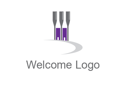doors between wine glasses logo