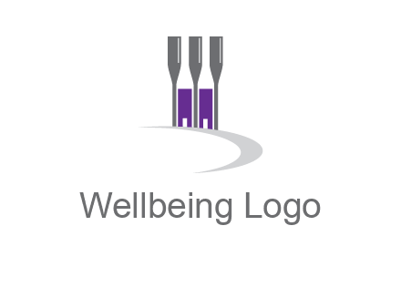 doors between wine glasses logo