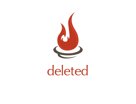whirls in flame logo