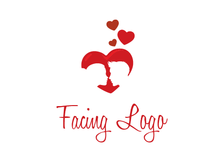 couple in love logo