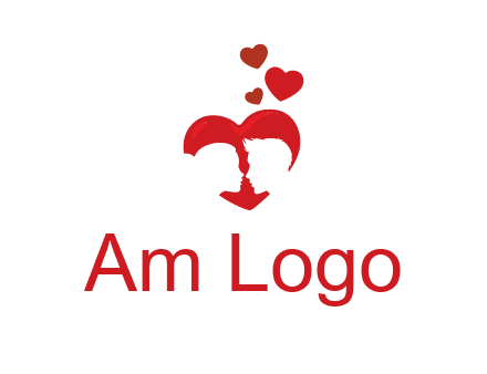 couple in love logo