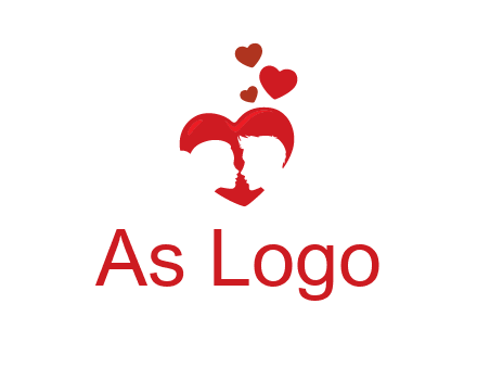 couple in love logo