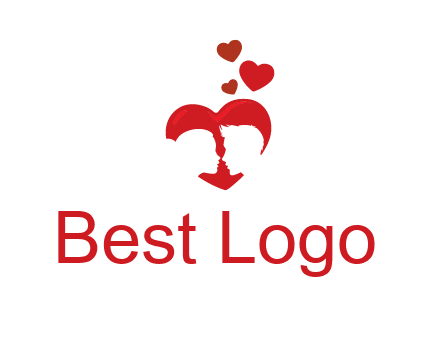 couple in love logo