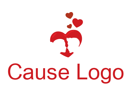 couple in love logo