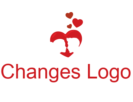 couple in love logo