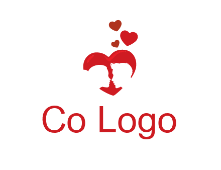 couple in love logo