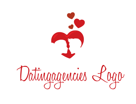 couple in love logo