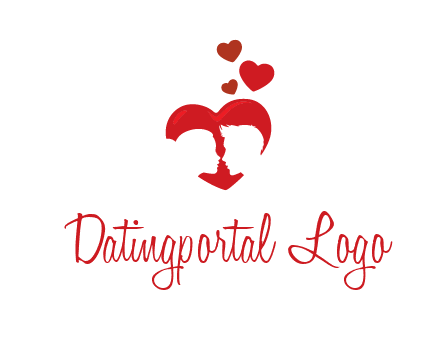 couple in love logo