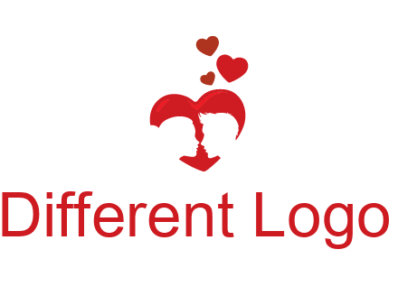 couple in love logo