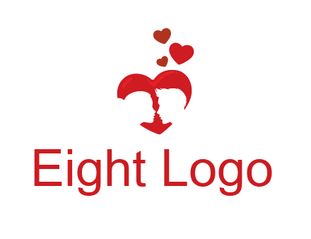 couple in love logo