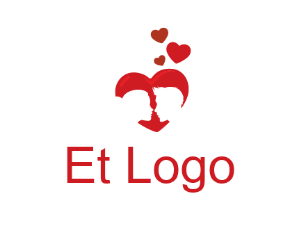 couple in love logo