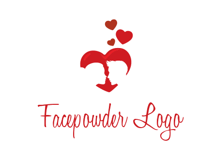 couple in love logo