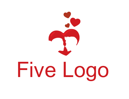 couple in love logo
