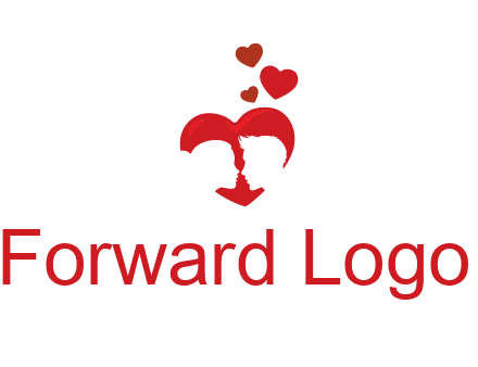 couple in love logo
