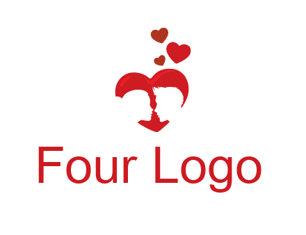 couple in love logo