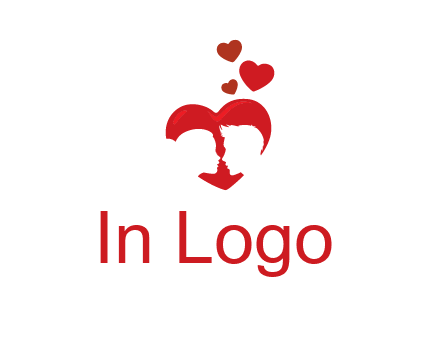 couple in love logo
