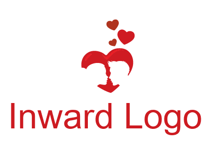 couple in love logo