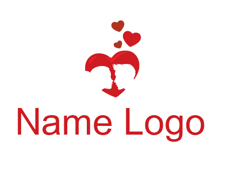 couple in love logo