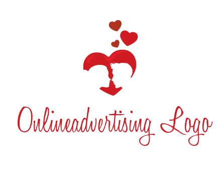 couple in love logo