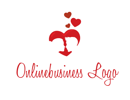 couple in love logo