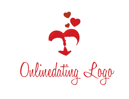 couple in love logo
