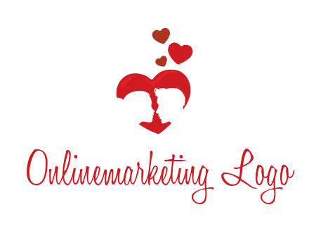 couple in love logo