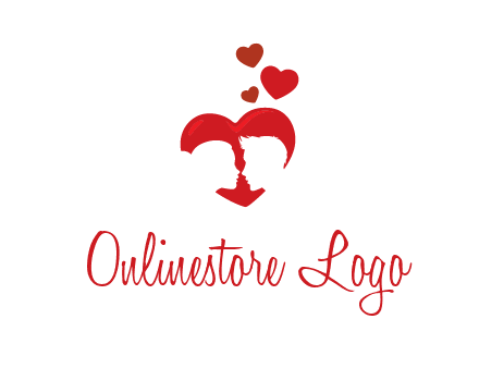 couple in love logo