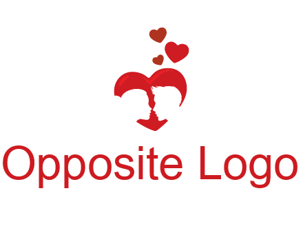 couple in love logo