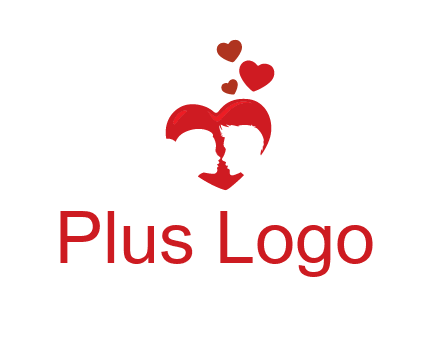 couple in love logo