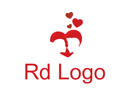couple in love logo