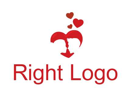 couple in love logo