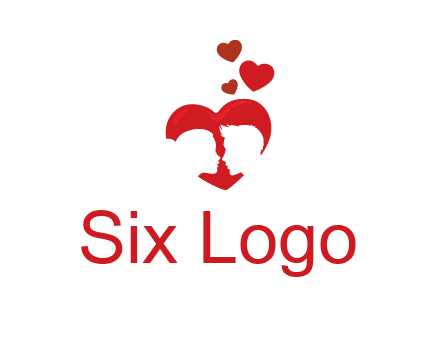 couple in love logo