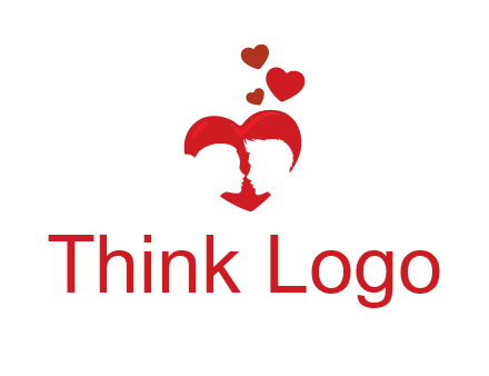 couple in love logo