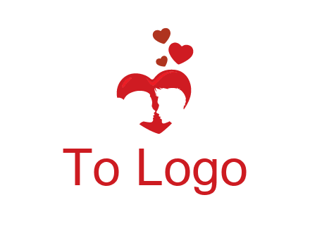 couple in love logo