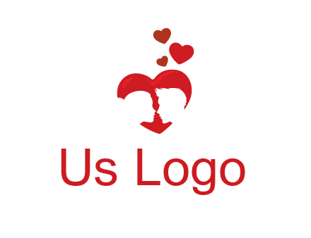 couple in love logo