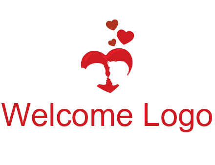 couple in love logo