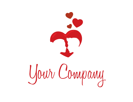 couple in love logo