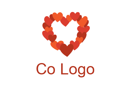 hearts forming a heart logo
