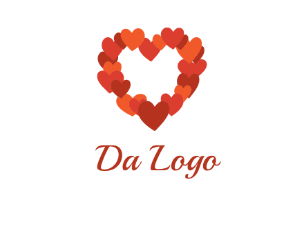 hearts forming a heart logo