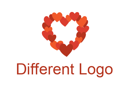 hearts forming a heart logo