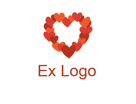 hearts forming a heart logo