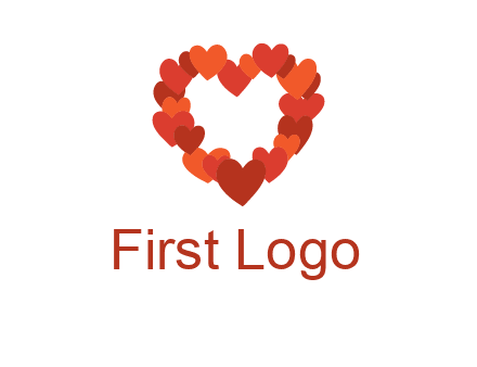 hearts forming a heart logo
