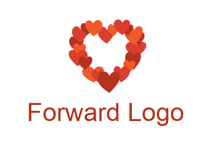 hearts forming a heart logo