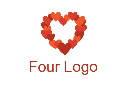 hearts forming a heart logo