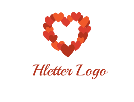 hearts forming a heart logo