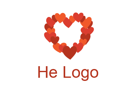 hearts forming a heart logo