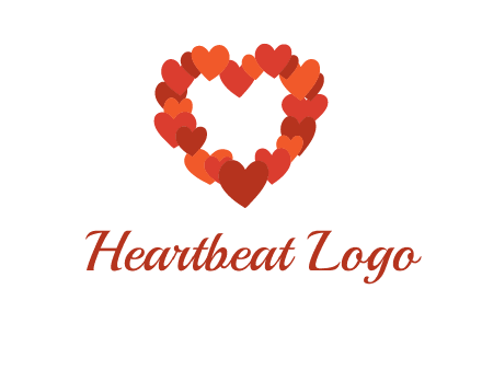 hearts forming a heart logo