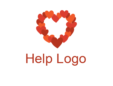 hearts forming a heart logo