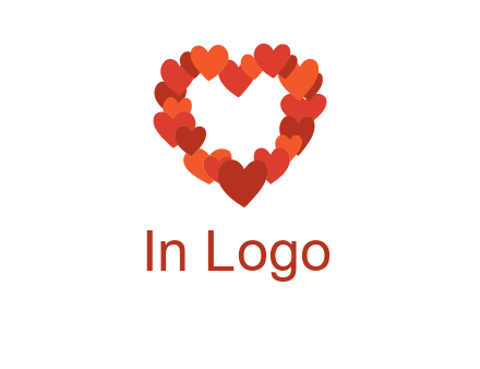 hearts forming a heart logo