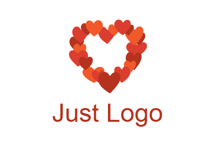 hearts forming a heart logo